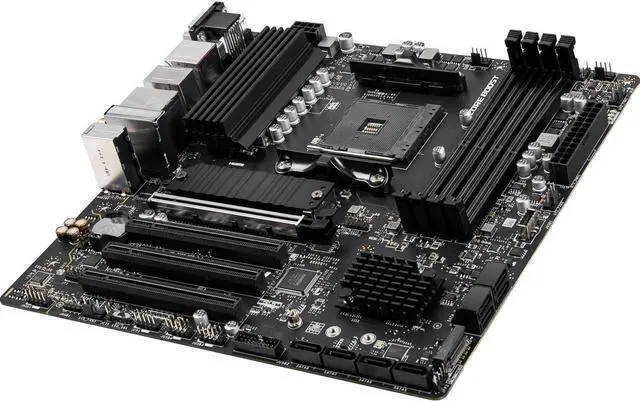 Alt view image 4 of 5 - MSI PRO B550M-VC WIFI ProSeries Motherboard (AMD Ryzen 5000 series, AM4, DDR4, PCIe 4.0, SATA 6Gb/s, M.2, USB 3.2 Gen 2, HDMI/DP, Wi-Fi 6E, Bluetooth 5.2, mATX)