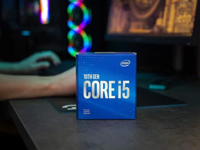 Alt view image 5 of 5 - Intel Core i5-10600K Desktop Processor 6 Cores up to 4.8 GHz Unlocked LGA1200 (Intel 400 Series Chipset) 125W