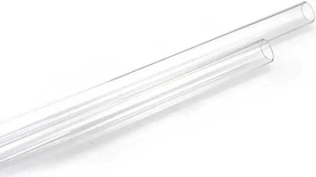 Alt view image 3 of 4 - Bykski DIY Acrylic Transparent OD 12MM/14MM/16MM 500mm Lengths PETG Acrylic Water Cooling Hard Tubing ,4-Pack (14MM OD Transparent Acrylic)