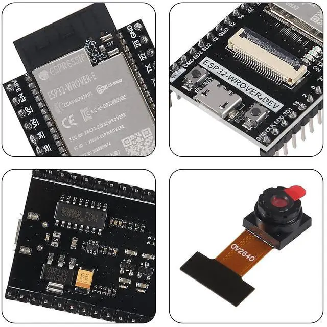 Alt view image 3 of 4 - ACEIRMC 4pcs ESP32-DevKitC core Board ESP32 Development Board ESP32-WROOM-32D WiFi Bluetooth Development Board for Arduino IDE (ESP32-WROVER)
