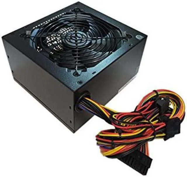 Alt view image 2 of 4 - APEVIA VENUS450W 450W ATX Power Supply with Auto-Thermally Controlled 120mm Fan, 115/230V Switch, All Protections