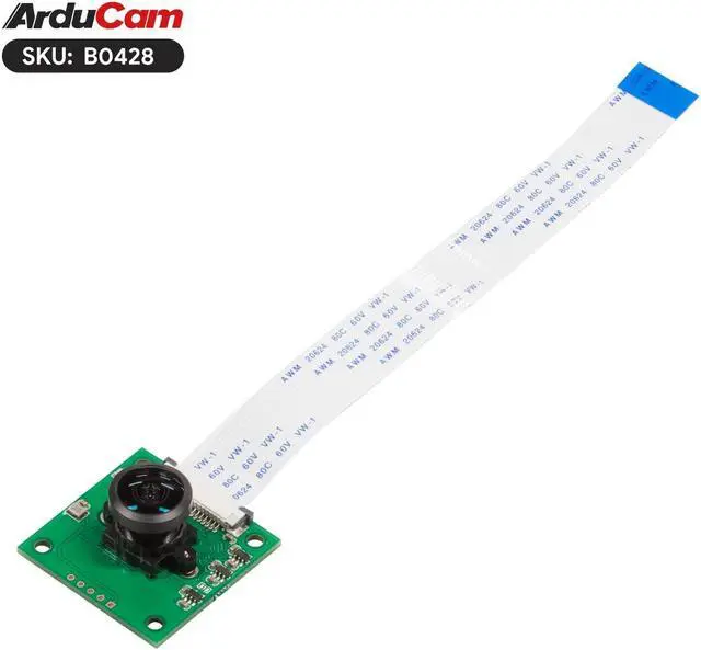 Alt view image 4 of 5 - Arducam 5MP Ultra Wide Angle Fisheye Lens, OV5647 Pi Camera Module with IR Filter and Manual Focus for Raspberry Pi 5/4B/3B /3B+