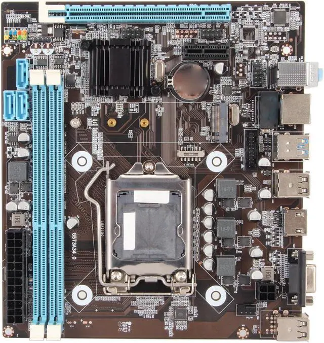 Main image of H81 Gaming Motherboard, LGA 1150 Micro ATX PC Motherboard, Dual Channel DDR3 M.2 NVMe NGFF 6Gb s PCI E Support Core i3 i5 i7, E3 V3, G Series
