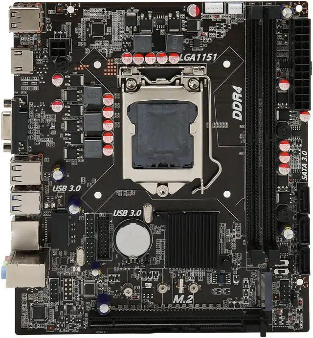 Main image of H110 Motherboard MATX - Supports LGA 1151 6th/7th/8th/9th Gen Processors, with Dual Channel DDR4, PCIe 3.0 X16, M.2 Slot, VGA, USB 3.0, USB 2.0,3.0