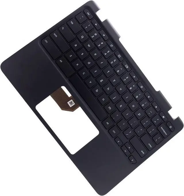Alt view image 3 of 4 - Deal4GO Black Upper Case Palmrest Keyboard Assembly Replacement for Lenovo Chromebook 11 N23 80YS (Touch & Non) 1KAFZZU0062 5CB0N00717