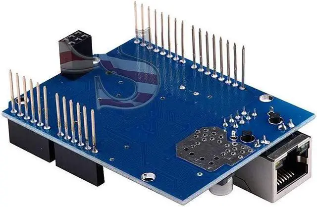 Alt view image 3 of 3 - DEVMO W5100 Ethernet Network Shield LAN for Ar-duino Expansion Board Module with SD Card Slot Compatible with Ar-duino UNO MEGA2560 UNO R3 ATMega 328 MEGA 1280