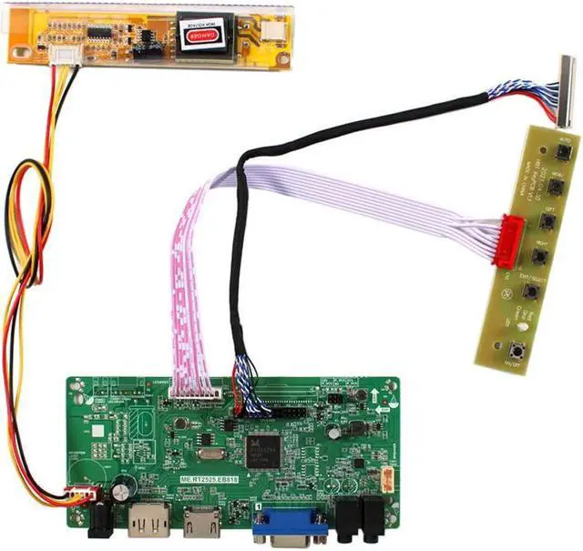 Main image of FanyiTek HD-MI VGA DP LVDs Controller Board ME.RT2525.EB818 30pin for 14.1" 15.4" 1280x800 LP141WX3 B154EW08 LTN154AT01 LTN154X3-L01 LP154WX3 1CCFL LCD Display