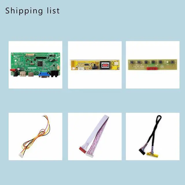 Alt view image 2 of 4 - FanyiTek HD-MI VGA DP LVDs Controller Board ME.RT2525.EB818 30pin for 14.1" 15.4" 1280x800 LP141WX3 B154EW08 LTN154AT01 LTN154X3-L01 LP154WX3 1CCFL LCD Display