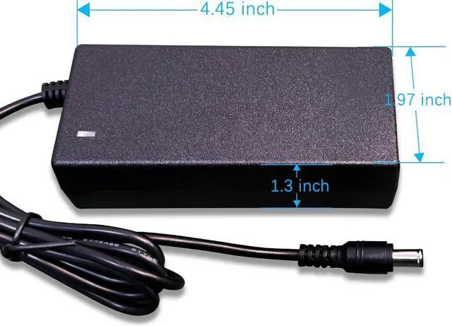 Alt view image 2 of 5 - 48V 2A Power Supply Adapter Compatible with 8 Port POE NVR, AC 100-240V to DC 48V 2A Power Adapter Charger ONLY for OOSSXX Security Camera