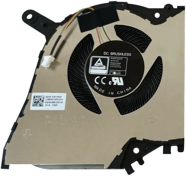 Alt view image 2 of 3 - (Left Side Fan) YFLAPFAN New CPU Cooling Fan Intended for ASUS ProArt Studiobook 16 OLED Pro H7600 W7600 H7600HM H7600ZM H7600ZX H7600ZW W7600Z3A Series Laptop Fan DC 12V (CPU Fan)