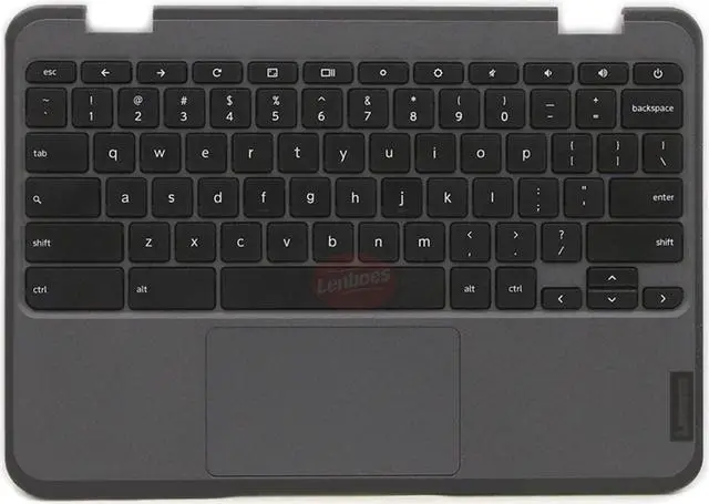 Main image of Partsatoz Laptop Palmrest Upper Case Top Cover with Keyboard and Touchpad Assembly Replacement for Lenovo 100e Chromebook Gen 3 82UY 82V0 5M11H52901