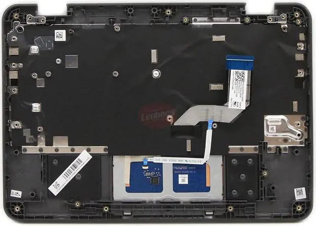 Alt view image 2 of 5 - Partsatoz Laptop Palmrest Upper Case Top Cover with Keyboard and Touchpad Assembly Replacement for Lenovo 100e Chromebook Gen 3 82UY 82V0 5M11H52901