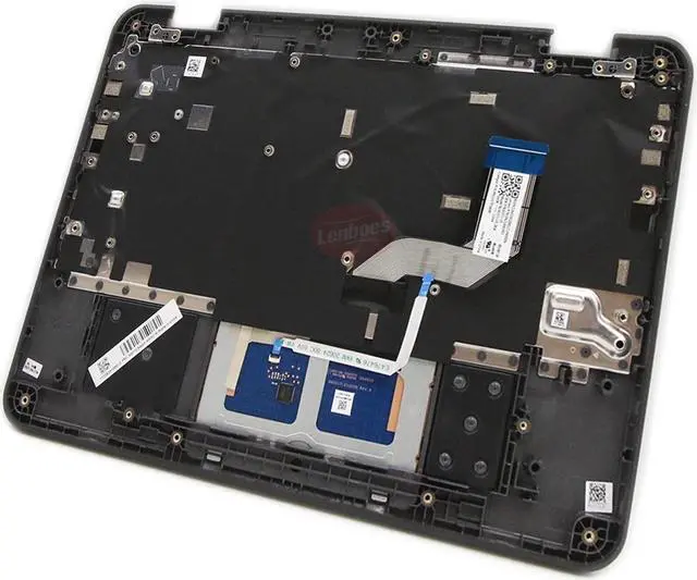 Alt view image 4 of 5 - Partsatoz Laptop Palmrest Upper Case Top Cover with Keyboard and Touchpad Assembly Replacement for Lenovo 100e Chromebook Gen 3 82UY 82V0 5M11H52901
