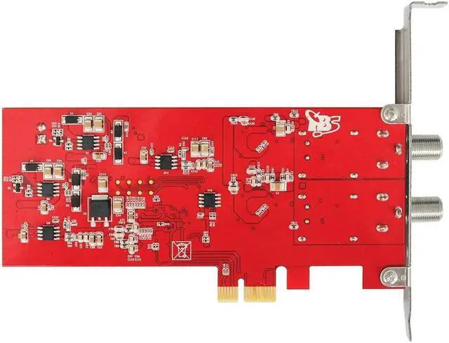 Alt view image 5 of 5 - TBS 6902 DVB-S/S2 Dual Tuner Digital PCIe Satellite TV Card for Live TV IPTV Server