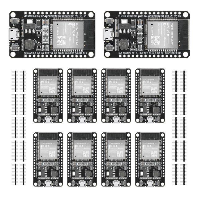 thumbnail image 2 of ESP32 ESP 32 Wireless WiFi Bluetooth Dual Core CP2102 Antenna Developm Board Rf Power Low Noise 1024x1024 2 of 12