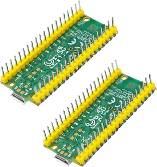 Alt view image 2 of 5 - DIGISHUO 2Pcs Raspberry Pi Pico W WiFi Wireless Microcontroller Board with Pre-Soldered Header Flexible Digital Interfaces | Based on RP2040 Chip | Dual-Core ARM Cortex M0+ Processor 133 MHz