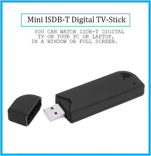 Alt view image 3 of 5 - Diyeeni USB TV Tuner Mini USB2.0 TV Receiver ISDBT Digital TV Stick Tuner Video Recorder Digital Video Recorder for Laptop PC,with FM Radio and DAB'S Function.
