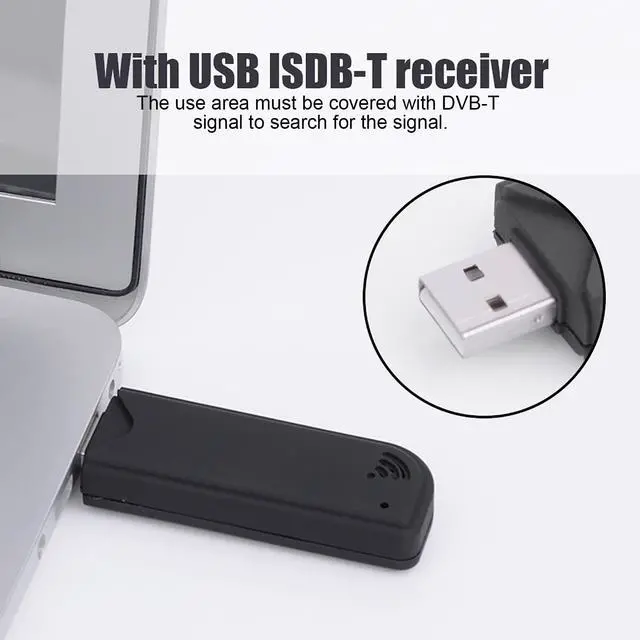 Alt view image 4 of 5 - Diyeeni USB TV Tuner Mini USB2.0 TV Receiver ISDBT Digital TV Stick Tuner Video Recorder Digital Video Recorder for Laptop PC,with FM Radio and DAB'S Function.