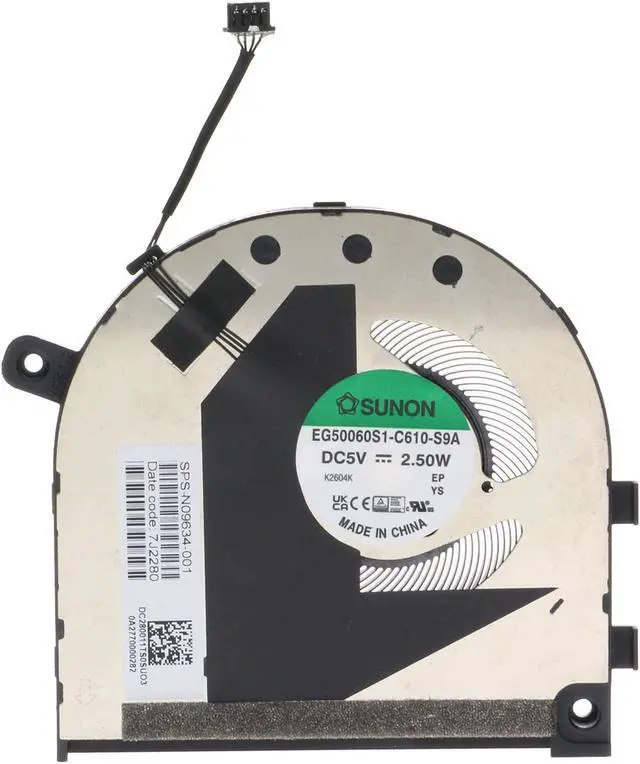 Main image of Replacement CPU Cooling Fan for HP Envy X360 15-EW 15-EW0013DX 2-in-1 EG50060S1-C610-S9A N09634-001
