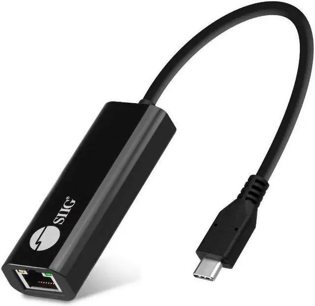 Main image of SIIG USB-C to 2.5 Gigabit Ethernet Adapter - USB-C to RJ45 Converter Cable for Laptop and PC Supports Windows & Mac OS (JU-NE0A11-S1)