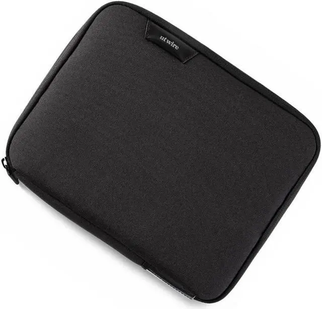 Main image of Folio Tablet Pouch Family, Work Travel Cable Organizer and Tech Case for Electronic Essentials and Accessories, 11-Inch iPad Pro, with Label Identification (Black)