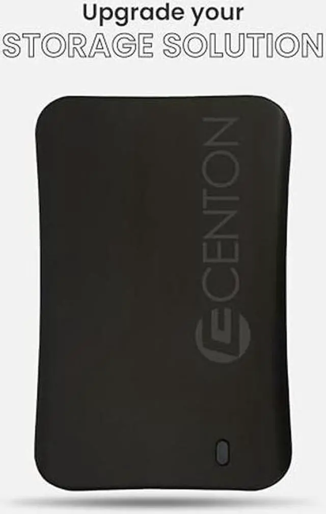 Alt view image 2 of 5 - Centon External SSD (Black), USB-C 3.2 Gen 2, 500GB