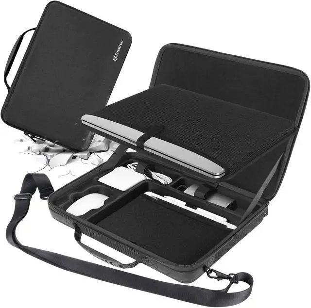 Main image of Smatree MacBook Pro 16 inch Hard Sleeve, 16inch MacBook Pro 2022-2019 Carrying Case, MacBook Pro 16 inch Shoulder Bag, 9.7 inch iPad Pro 2.(Not Fit with 16.2inch MacBook Pro 2023,12.9 inch iPad Pro!)