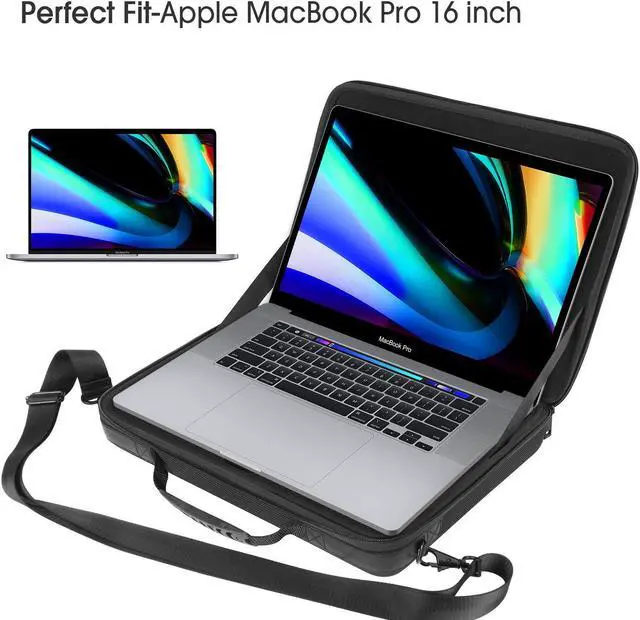 Alt view image 4 of 5 - Smatree MacBook Pro 16 inch Hard Sleeve, 16inch MacBook Pro 2022-2019 Carrying Case, MacBook Pro 16 inch Shoulder Bag, 9.7 inch iPad Pro 2.(Not Fit with 16.2inch MacBook Pro 2023,12.9 inch iPad Pro!)