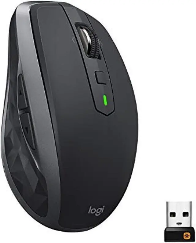 Main image of logitech - MX Anywhere 2S Wireless Laser Mouse - Black