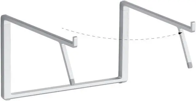 Alt view image 3 of 5 - Rain Design 10084 mBar Pro+ Foldable Laptop Stand - Silver