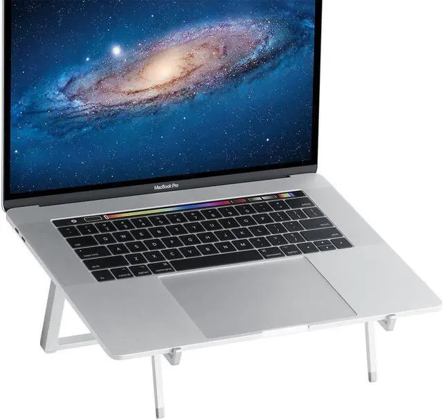 Alt view image 5 of 5 - Rain Design 10084 mBar Pro+ Foldable Laptop Stand - Silver
