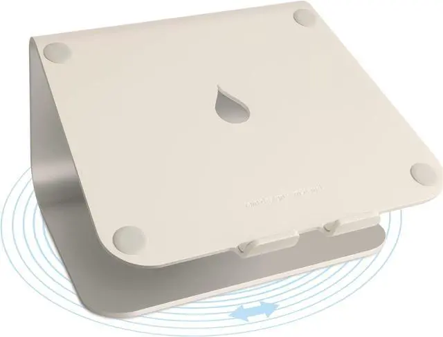 Main image of Rain Design mStand360 Laptop Stand with Swivel Base, Starlight (10093)