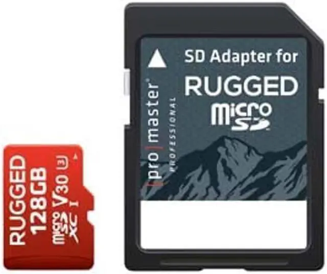 Alt view image 2 of 2 - ProMaster Micro SDXC 128GB Rugged(tm) Memory Card, (Model 5379)