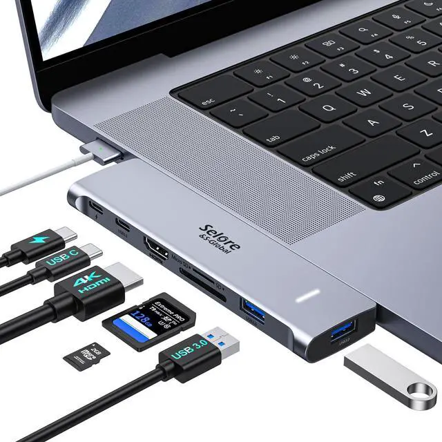 Alt view image 2 of 5 - Mac HDMI Adapter+Docking Station Dual Monitor