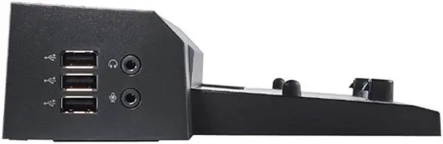Alt view image 3 of 5 - Dell E-Port Plus Advanced Port Replicator with USB 3.0 for E Series Latitudes, 130W AC