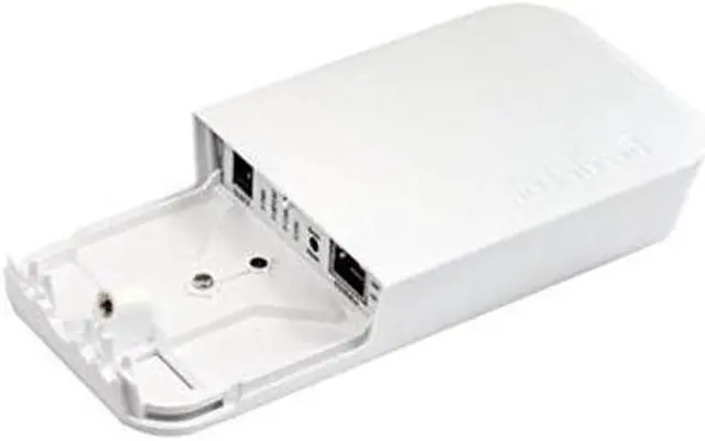 Alt view image 4 of 5 - Mikrotik wAP wall AP Outdoor 64MB 1x10/100 2.4Ghz 11b/g/n 2x2 OSL4 PoE OSL4 Wht