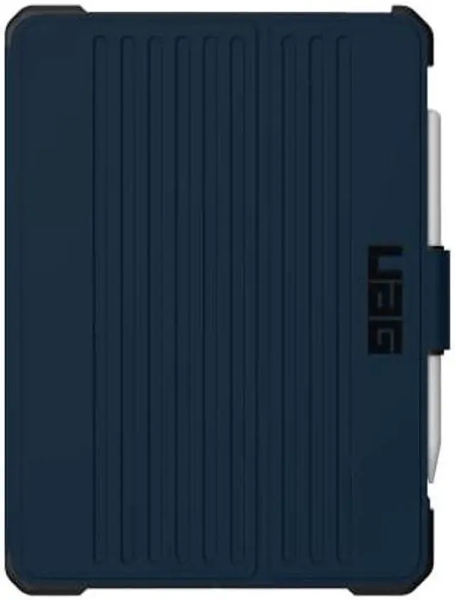 Alt view image 5 of 5 - UAG Designed for iPad 10.9" 10th Gen 2022 Case Metropolis SE Blue Mallard with Adjustable Stand and Pencil Holder Rugged Smooth Exterior Material Heavy Duty Protective Folio Cover by URBAN ARMOR GEAR