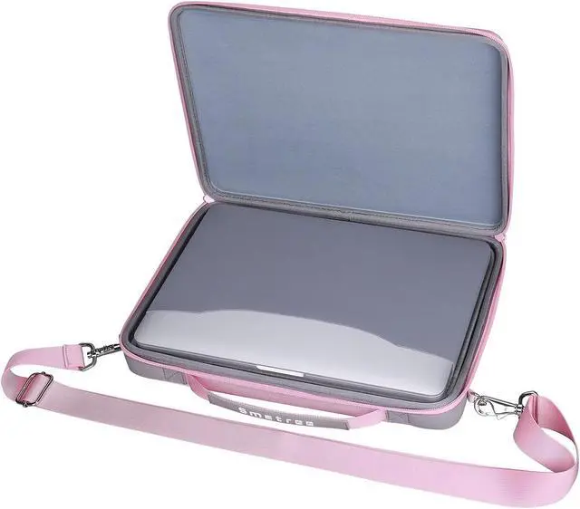 Alt view image 4 of 5 - Smatree Hard Shell Laptop Shoulder Bag with Travel Electronics Accessories Organizer Bag Compatible for 12-13.3 inch MacBook Pro/MacBook Air, 12.9 inch iPad Pro, Surface Pro X/7/6/5/4