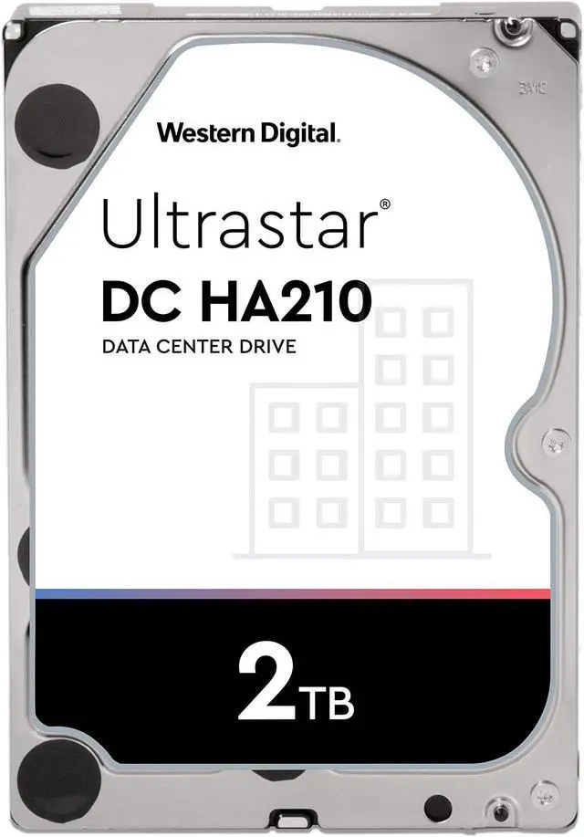 Main image of Western Digital 2TB Ultrastar DC HA200 SATA HDD - 7200 RPM Class, SATA 6 Gb/s, 128MB Cache, 3.5" - HUS722T2TALA604