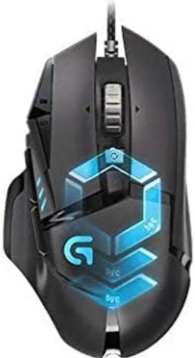 Alt view image 2 of 5 - Logitech G502 Proteus Spectrum RGB Tunable Gaming Mouse, 12,000 DPI On-The-Fly DPI Shifting, Personalized Weight and Balance Tuning with (5) 3.6g Weights, 11 Programmable Buttons