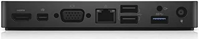 Alt view image 2 of 5 - Dell WD15 Monitor Dock 4K with 130W Adapter, USB-C, (450-AFGM),Black