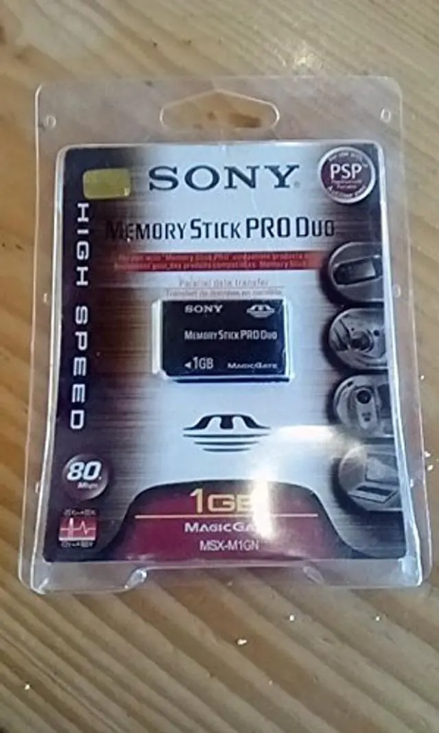 Main image of 1G Memory Stick Duo PRO Memory Card