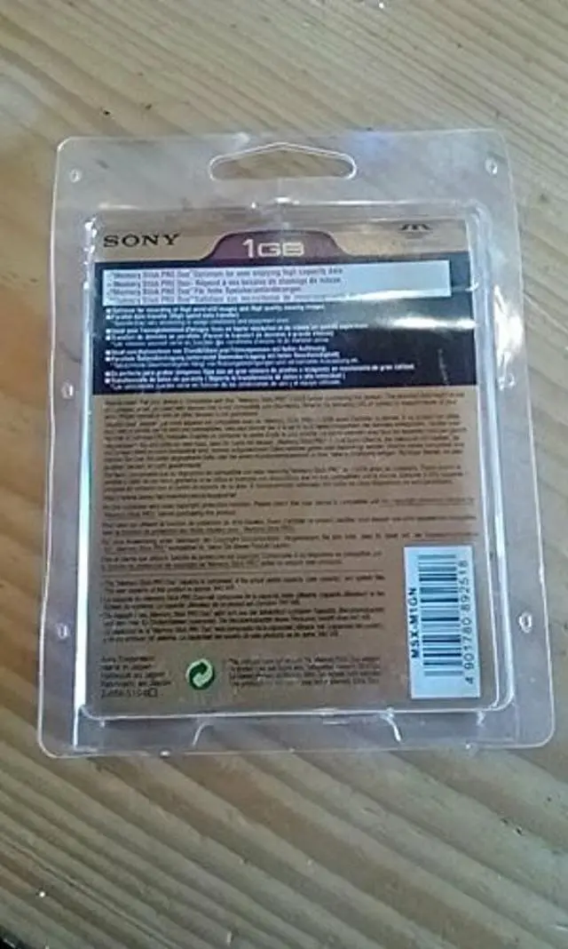 Alt view image 2 of 2 - 1G Memory Stick Duo PRO Memory Card