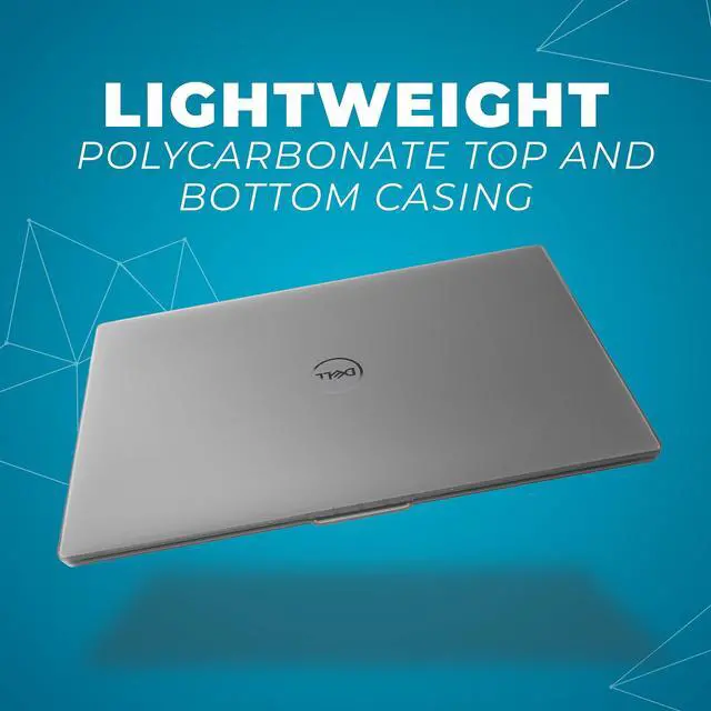 Alt view image 5 of 5 - Gumdrop ProTech Hard Shell Laptop Case Fits Dell XPS 15 9530 9520 9510 9500 | Precision Series 5570 5560 5550 (Clamshell) - Slim and Lightweight Reliable Scratch-Proof Clear Protective Cover