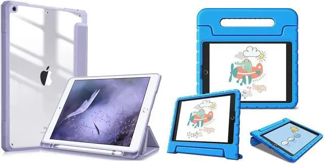 Main image of Fintie Hybrid Slim Case for iPad 9th / 8th / 7th Generation 10.2 Inch + Shockproof Lightweight Kids Case