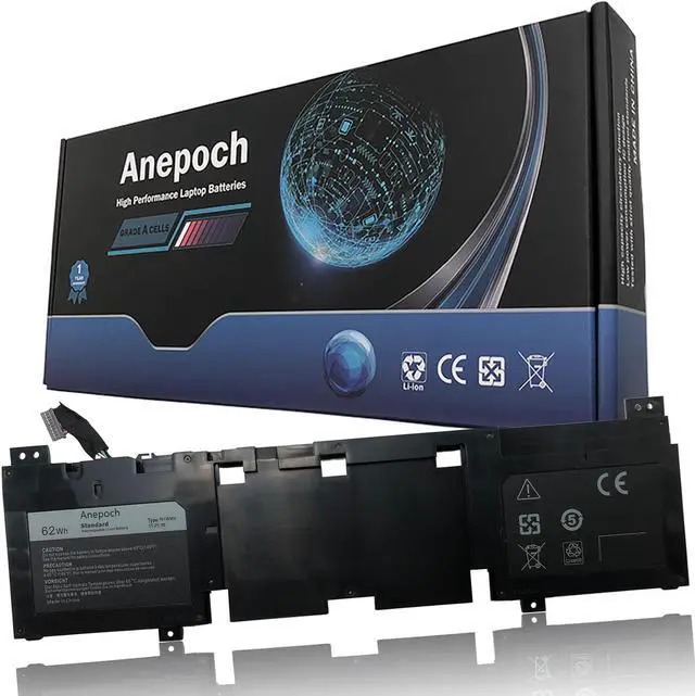 Main image of Anepoch N1WM4 Laptop Battery Replacement for Dell Alienware 13 R2 13.3" 2VMGK 62Wh 15.2V