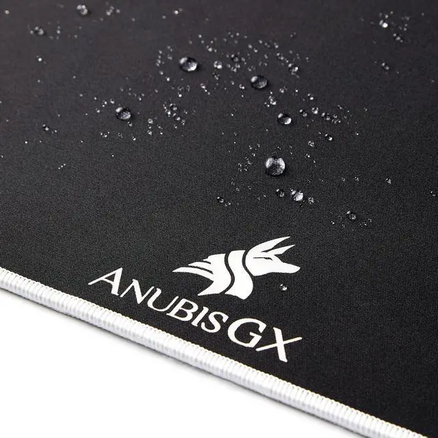 Alt view image 4 of 5 - ANUBISGX (68 Color/Size Options Gaming Mouse Pad (XL: 36x18), White Pad with Pink Stitching. Best Premium Waterproof Non RGB Computer Gaming XL Desk Pad Mat, Large Non-Slip Gamer Mousepad