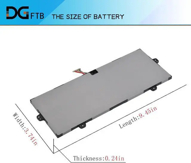 Alt view image 5 of 5 - DGTech AA-PBTN4LR Laptop Battery Replacement for Samsung 9 Pro 15'' NP940X3M NP940X5M NP940X5N NP940X3M-K01US NP940X3M-K02US NP940X5M-X01US NP940X5N-X01US Series BA43-00386A 15.4V 3530mAh 54Wh