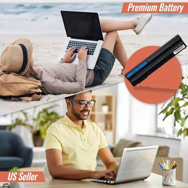 Alt view image 4 of 5 - GHU New 58Wh Battery T54FJ M5Y0X 312-1163 HCJWT NHXVW PRRRF Compatible with Dell Latitude E5420 E5430 E5520 E5530 E6420 E6430 E6440 E6520 E6530 E6540 YKF0M X57F1 04NW9 8858X P8TC7 T54F3 8858X N3X1D