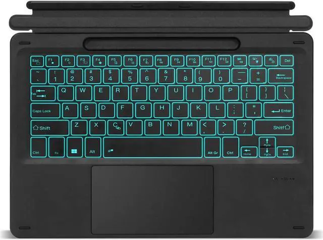 Main image of Surface Pro 11 Magnetic Wireless Bluetooth Keyboard with Touchpad 7 Color Backlit Keyboard for Microsoft Surface Pro 10,Surface Pro 9,Surface Pro 8, Surface Pro X 13 Inch